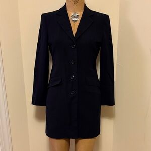 John Meyer of Norwich Women's Single-Breasted Longline Blazer
